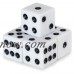 Brybelly Dice, 5-Pack - 16mm D6 White with Black Pips   
